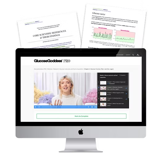 Glucose Goddess Pro : learn how to balance your blood sugar levels