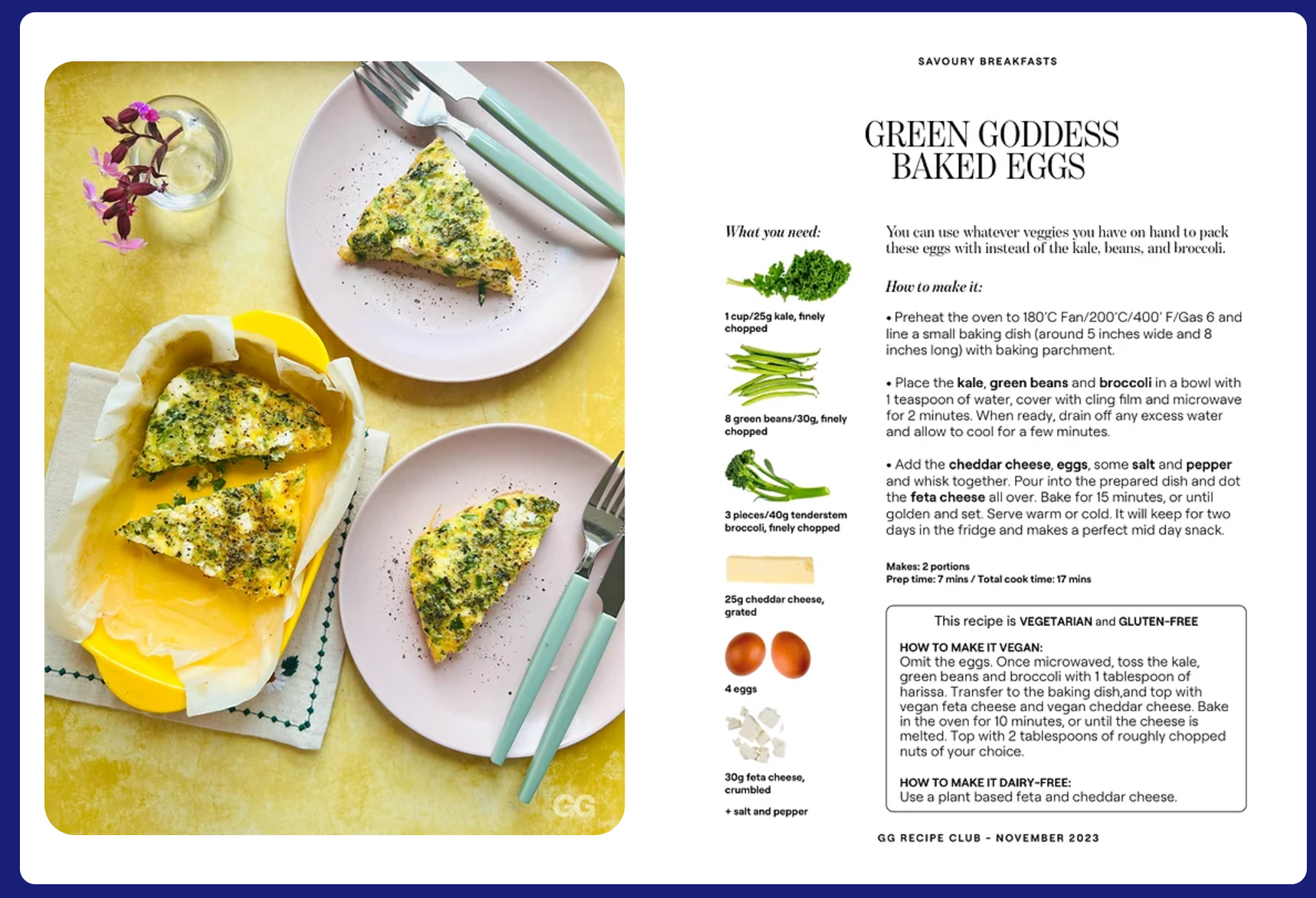 example of a Glucose Goddess breakfast recipe that helps prevent glucose spikes.