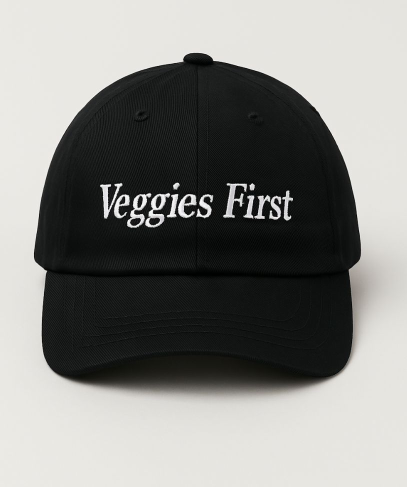 Veggies First cap Front packshot