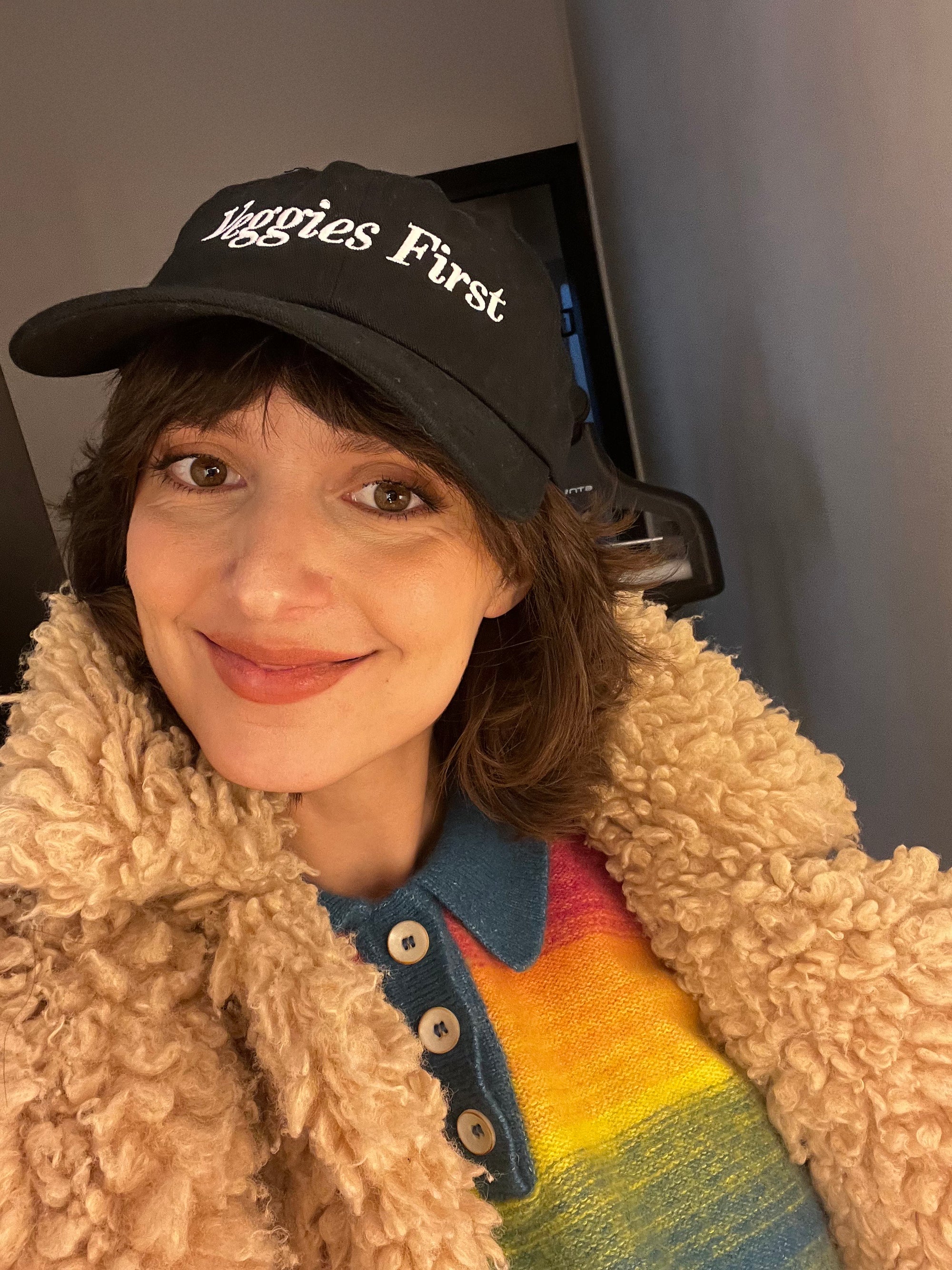 Veggies first cap Jessie selfie 1