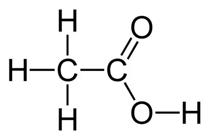 Molecular formula of acetic acid